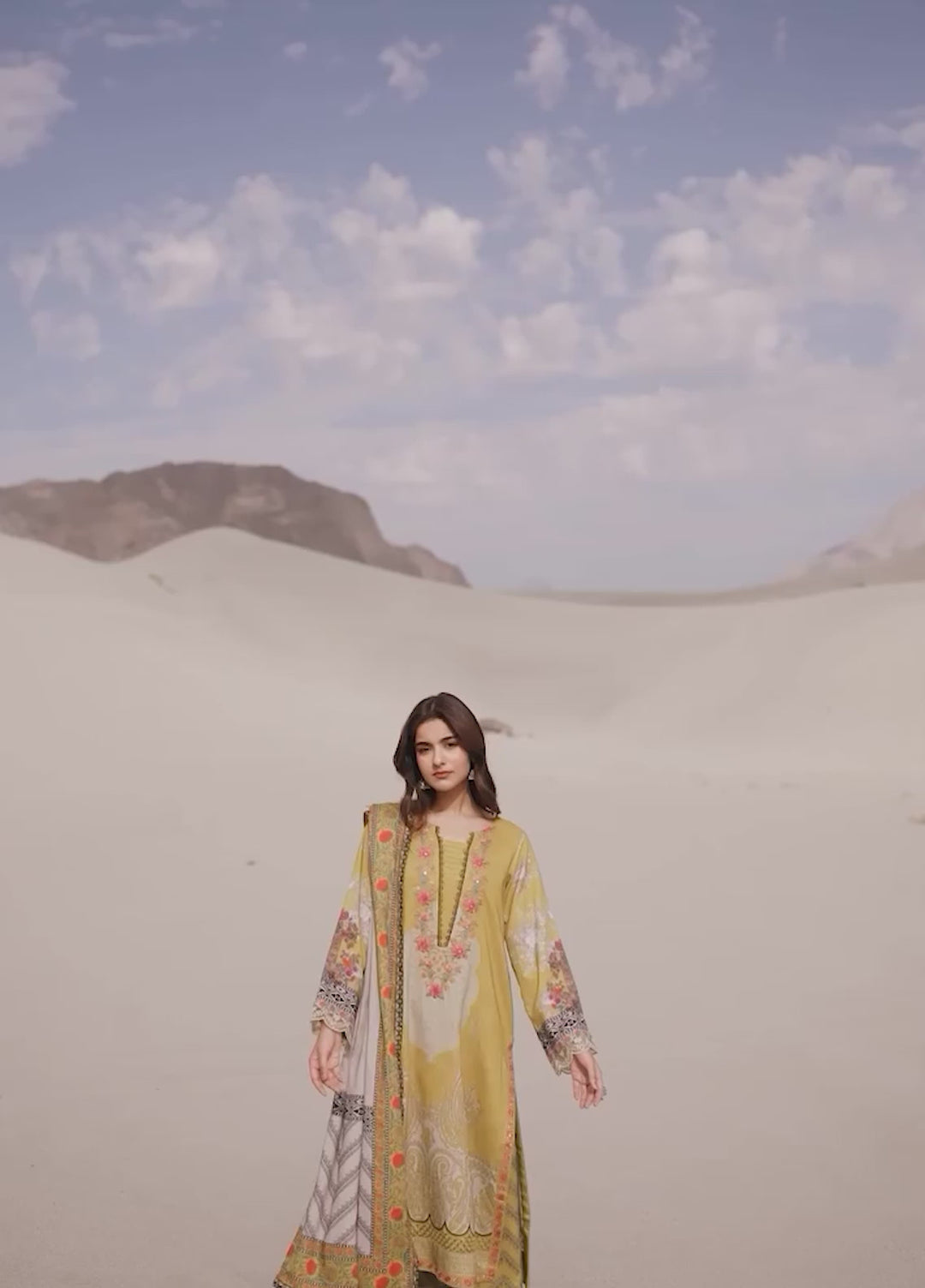 Aniiq by Charizma Unstitched Embroidered Linen 3 Piece Suit CHR26UAL ANW7-20 - Casual Collection