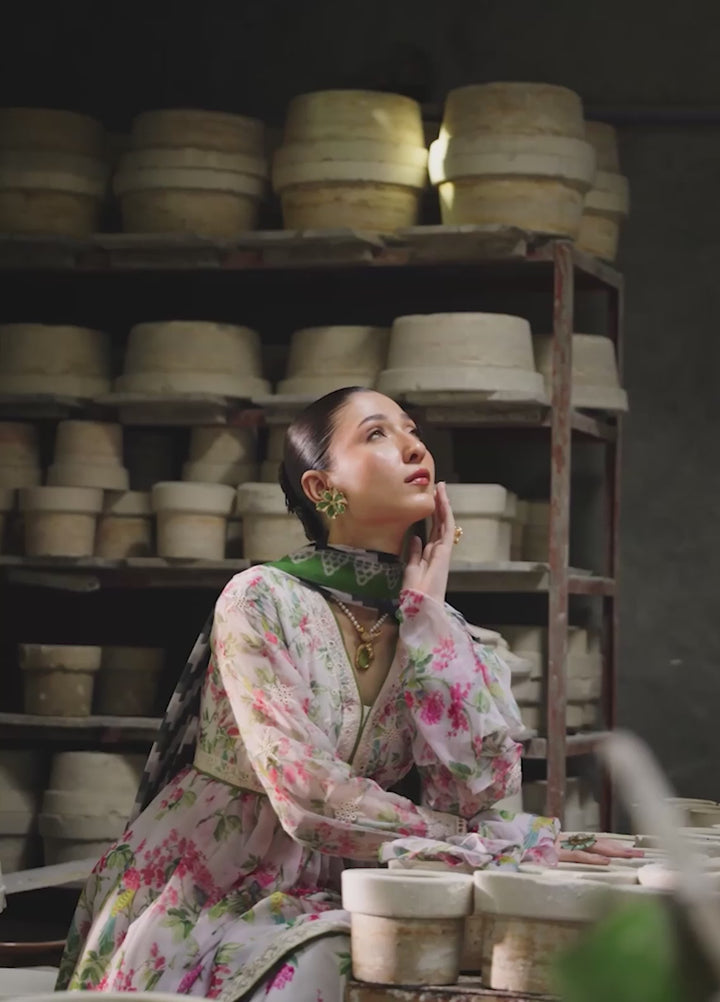 Lady Aik by AIK Atelier Unstitched Embroidered Chiffon 3 Piece Suit AIK26ULA 10 - Festive Collection