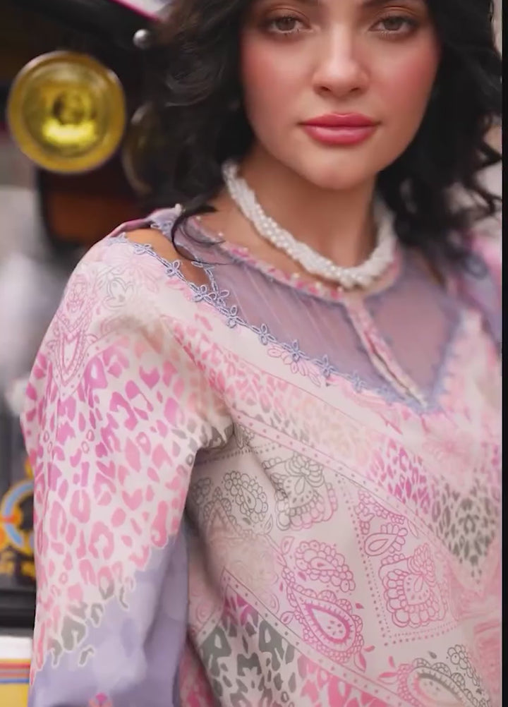 Combination by Charizma Unstitched Embroidered Lawn 3 Piece Suit CHR26UCL CC6-22 - Festive Collection