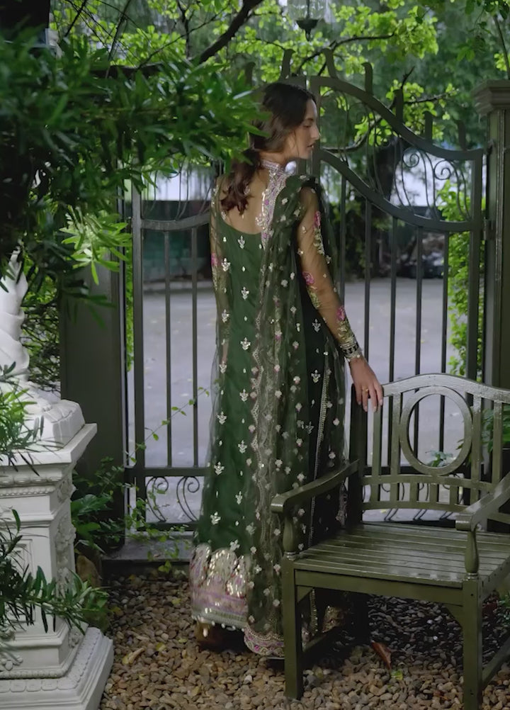 Lavie Haute by Esmel Unstitched Wedding Embroidered Net Suits 3 Piece EML25WU D-108 Desiree - Wedding Collection