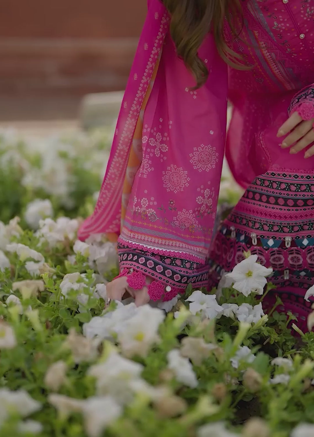 Angan by Kahf Unstitched Printed Lawn 3 Piece Suit KHF26ULA GULNAR KPS-4B - Festive Collection