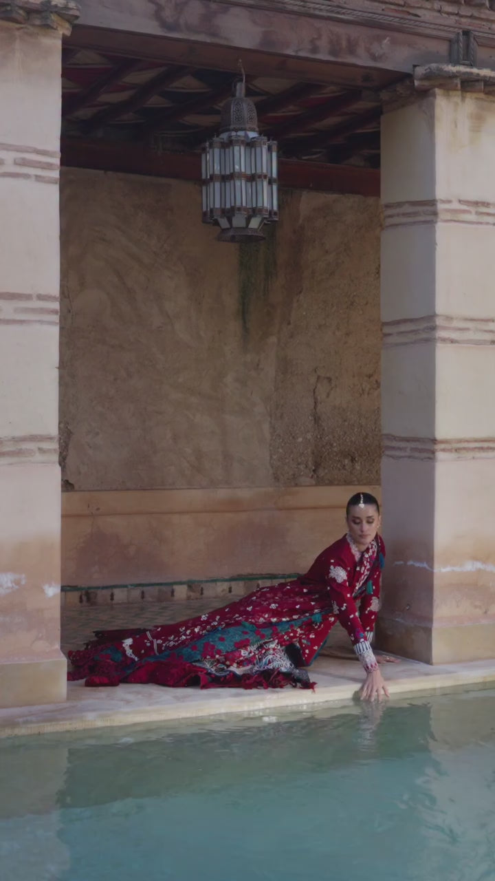 Reine by Republic Womenswear Unstitched Embroidered Luxury Lawn 3 Piece Suit RW26UTL D-07A - Eid Collection