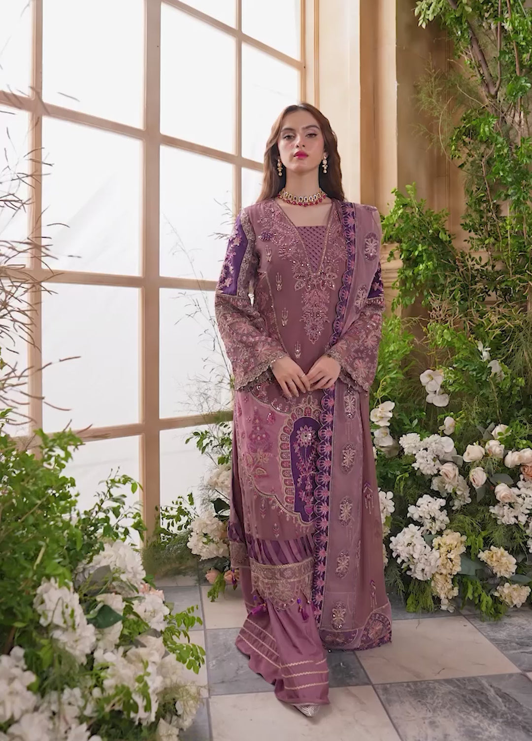 Zebtan Women Unstitched Embroidered Chiffon 3 Piece Suit ZC-08 Festive Collection
