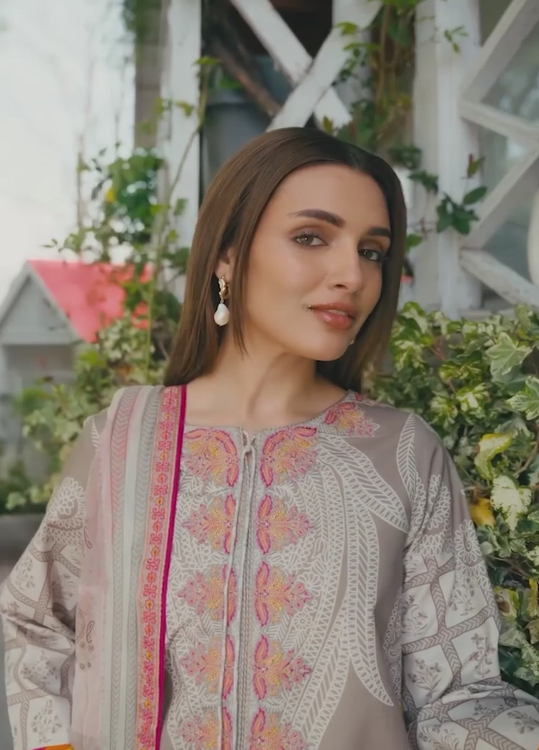 Rang e Bahar by Charizma Unstitched Embroidered Lawn 3 Piece Suit CHR26ULR CRB6-16 - Summer Collection