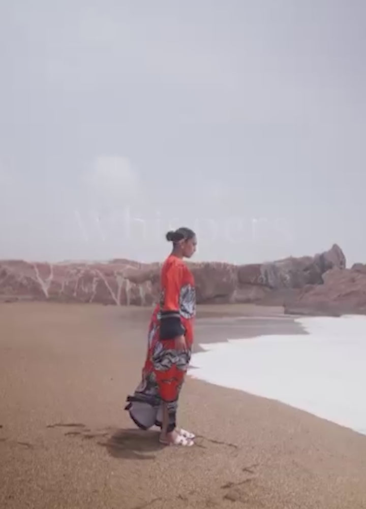 Whispers in the wind by Jahaan RTW Printed Crepe 1 Piece Suit Solère Casual Collection
