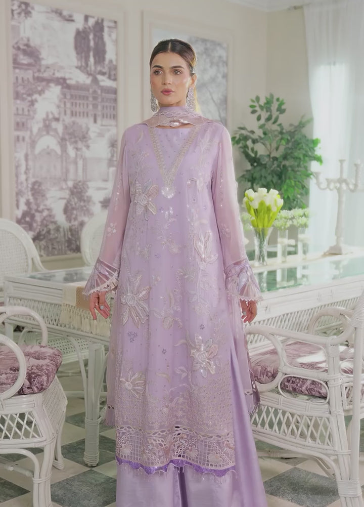 Zebtan Women Unstitched Embroidered Chiffon 3 Piece Suit ZM-06 Festive Collection