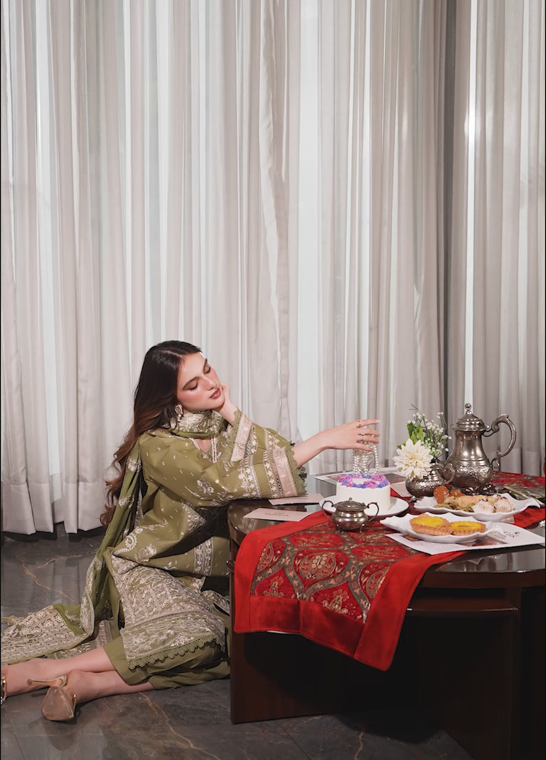 Aria By Meerak RTW Embroidered Lawn 3 Piece Suit Ayaal Festive Collection