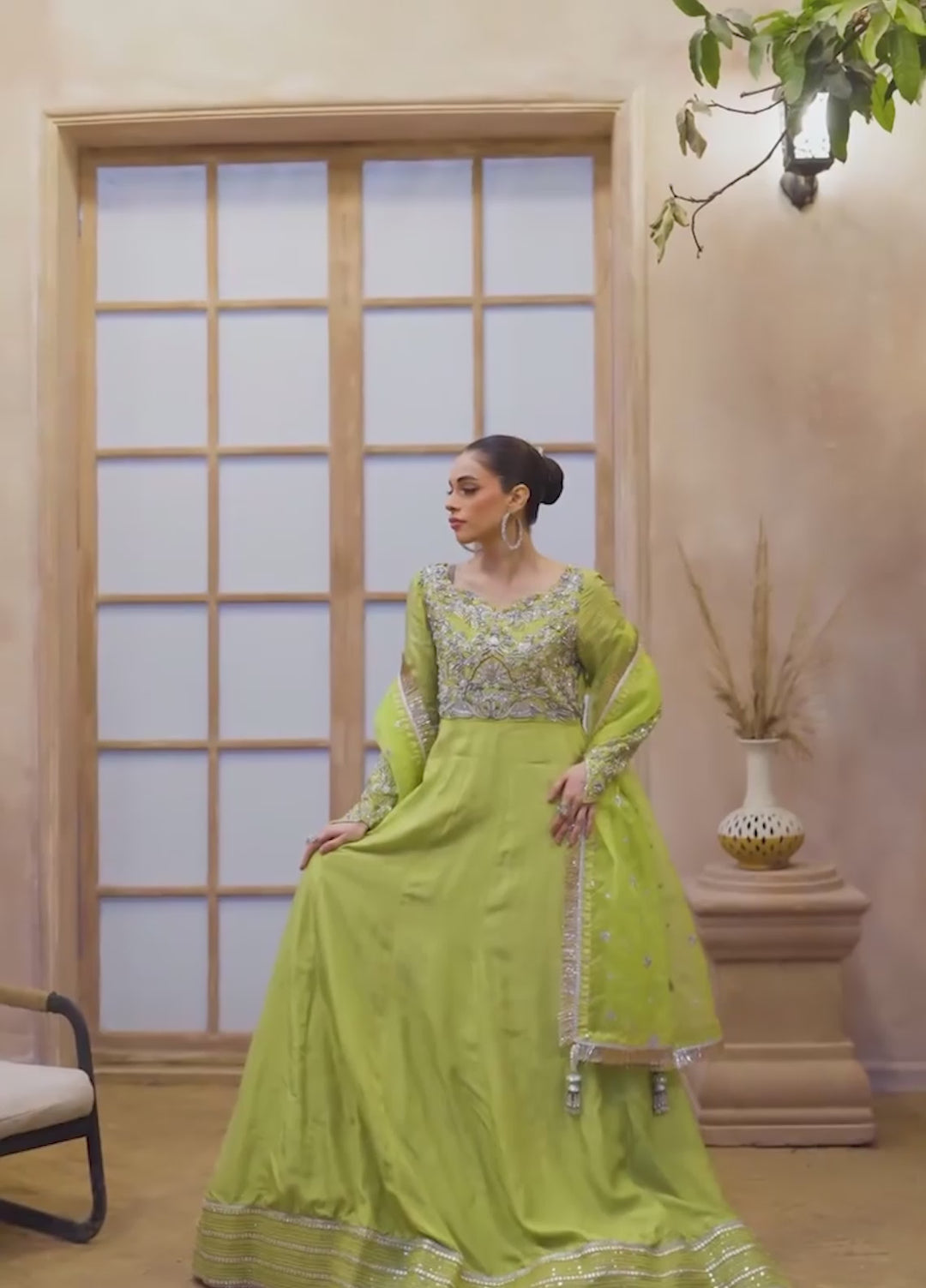 Afsana e Noor by Ibraysha RTW Hand work Raw Silk 2 Piece Suit Noor-Ul-Ain - Wedding Collection