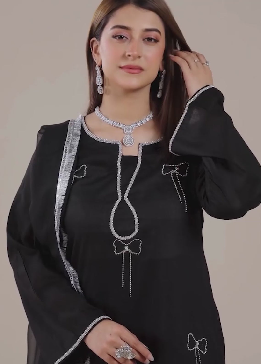 The Florea Edit by Alyra RTW Embossed  Lawn 3 Piece Suit SERENE-RTW-1004 - Festive Collection