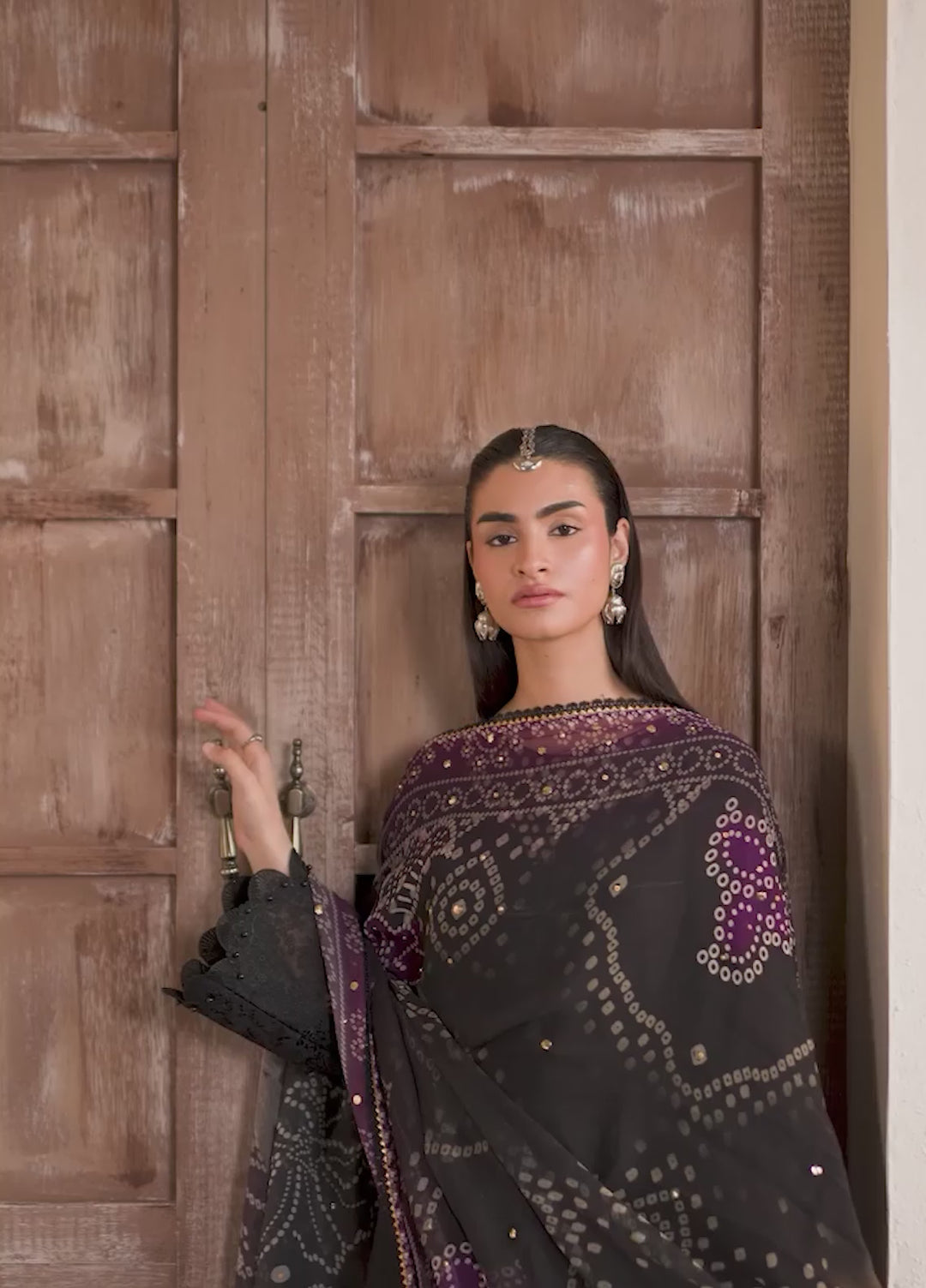 Bazar by Nureh Unstitched Chikankari Lawn 4 Piece Suit NU26UNL NE-257 - Eid Collection
