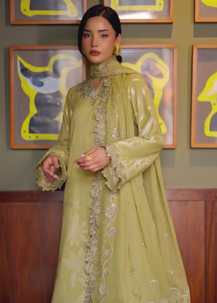 Maya by Nureh Unstitched Embroidered Jacquard 3 Piece Suit NU26UJM NJ-107 - Casual Collection