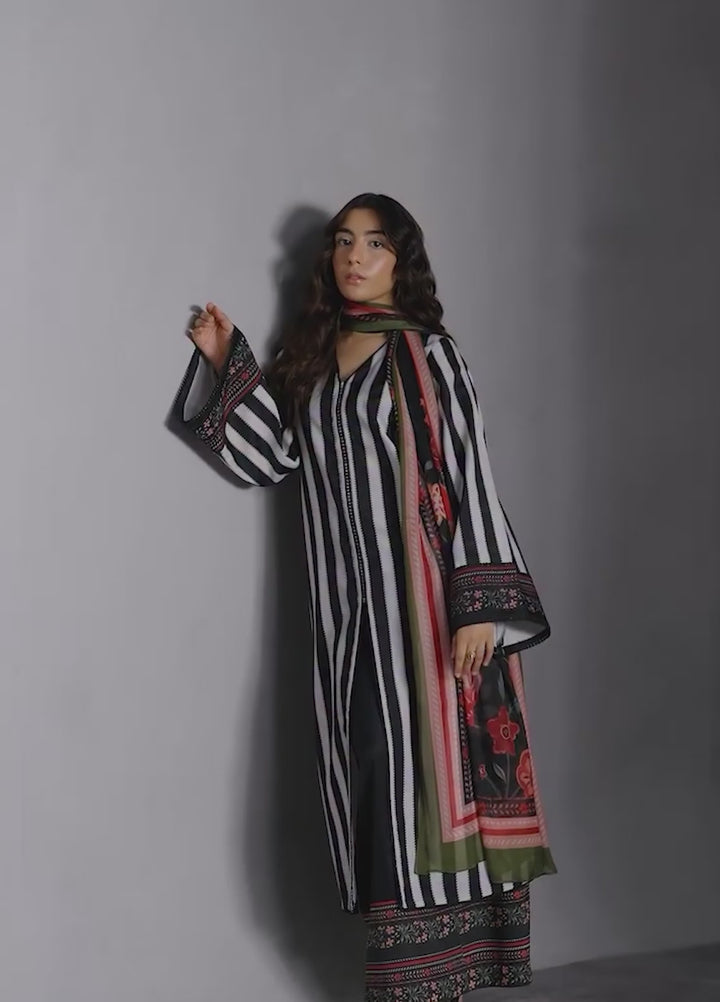 Hidden Garden by Jahaan RTW Printed Crepe 3 Piece Suit Harmony Casual Collection