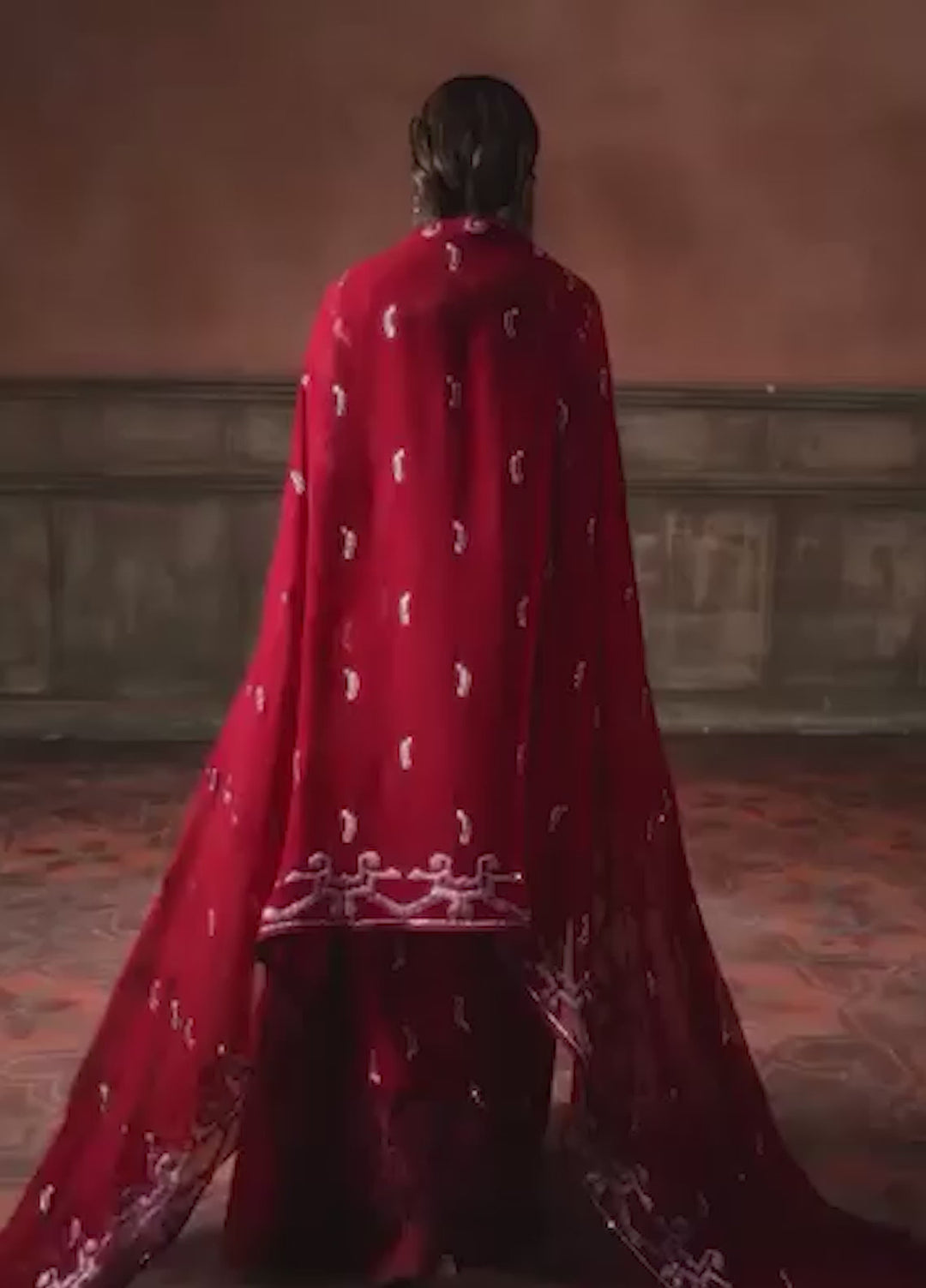 Zebtan Women Unstitched Embroidered Chiffon 3 Piece Suit AR-07 Festive Collection