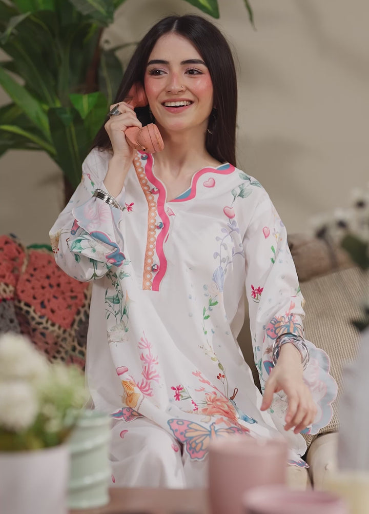 The Switch Edit by Dhaga RTW Printed Cambric 2 Piece Suit Candy Colada Casual Collection