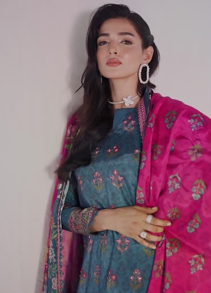 Monarque en Silk by Sahane RTW Hand work Silk 3 Piece Suit CT37005 Eloise Festive Collection