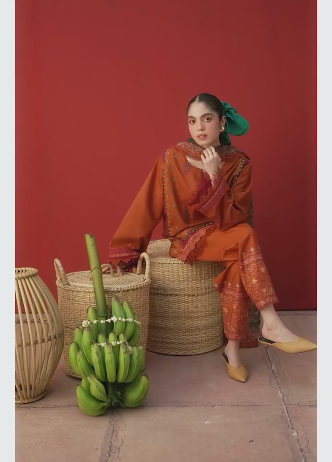 Laanem by Saira Rizwan Unstitched Embroidered Lawn 3 Piece Suit SR26ULL AZAI-B - Summer Collection