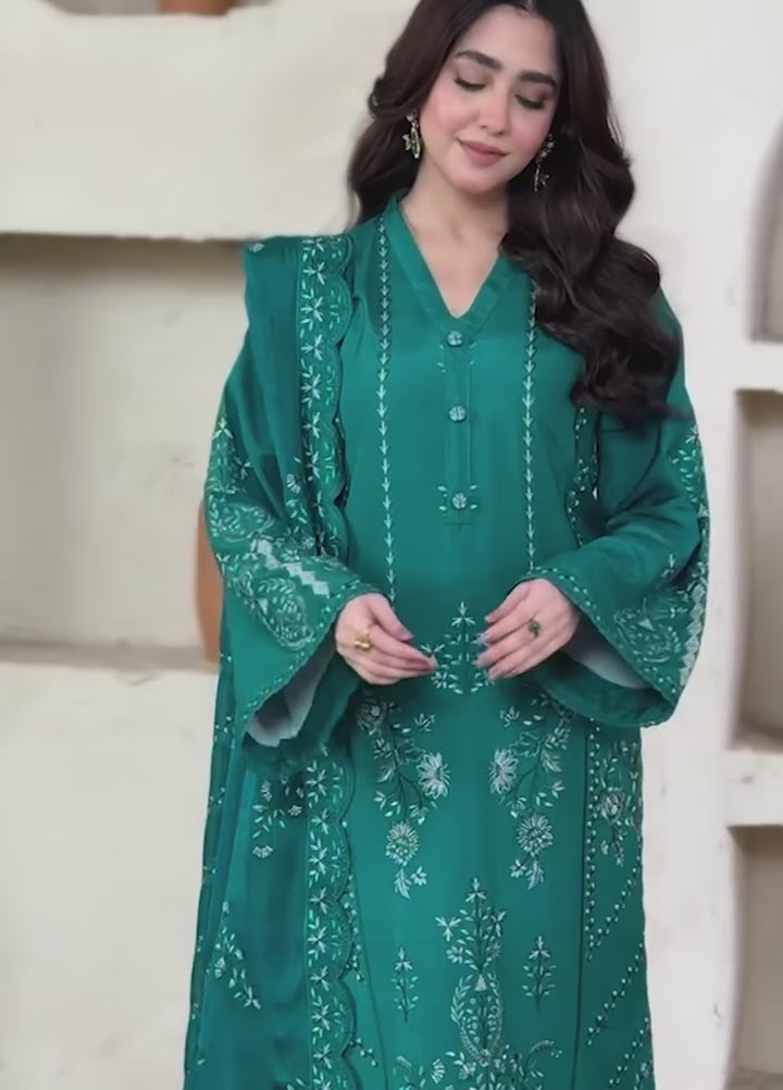 Pashmire Women RTW Embroidered Raw Silk 3 Piece Suit Noorani - Casual Collection