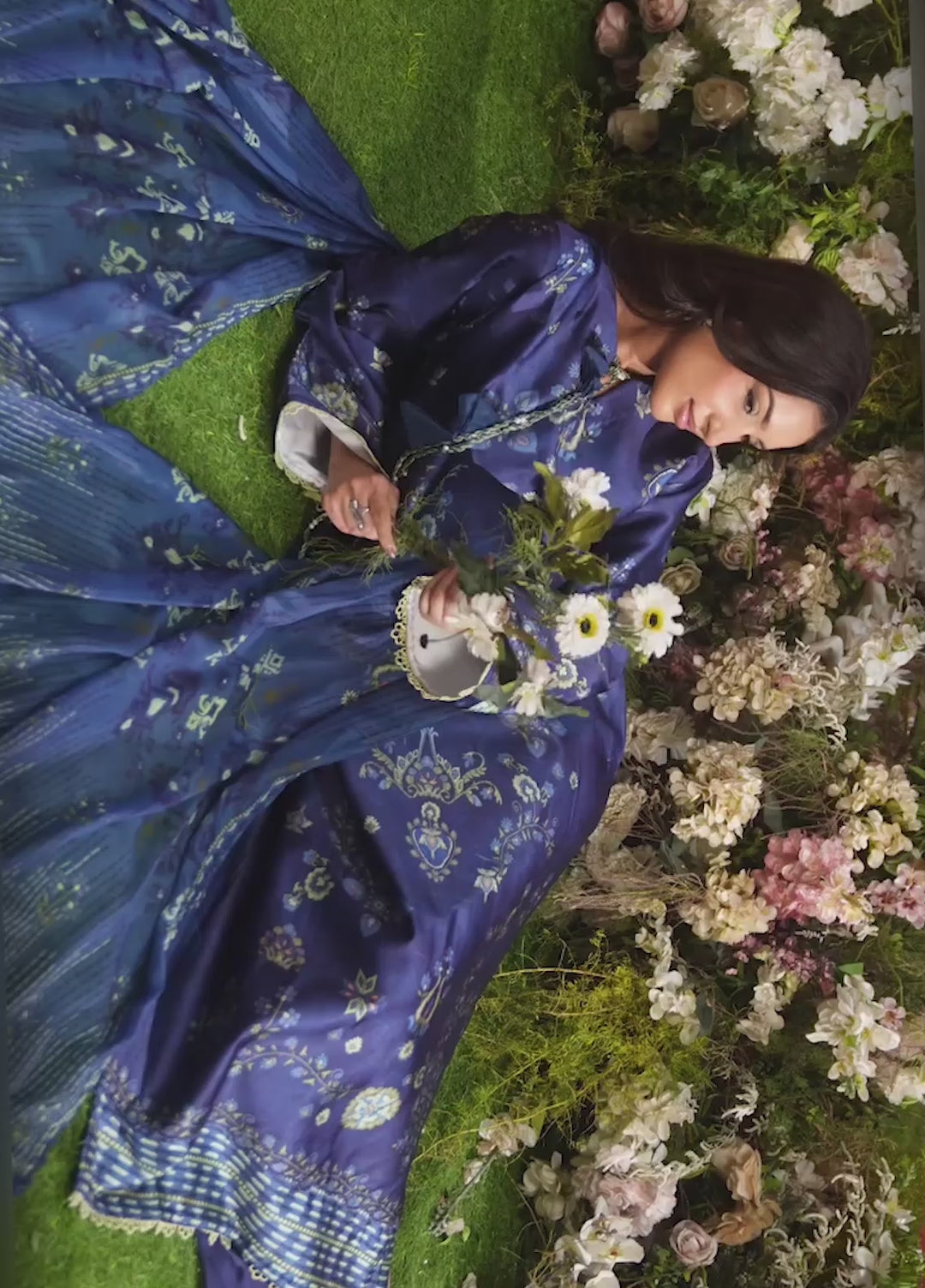 Marine by Rashid Textiles Unstitched Printed Luxury Silk 3 Piece Suit RT26USM D-3903 - Winter Collection