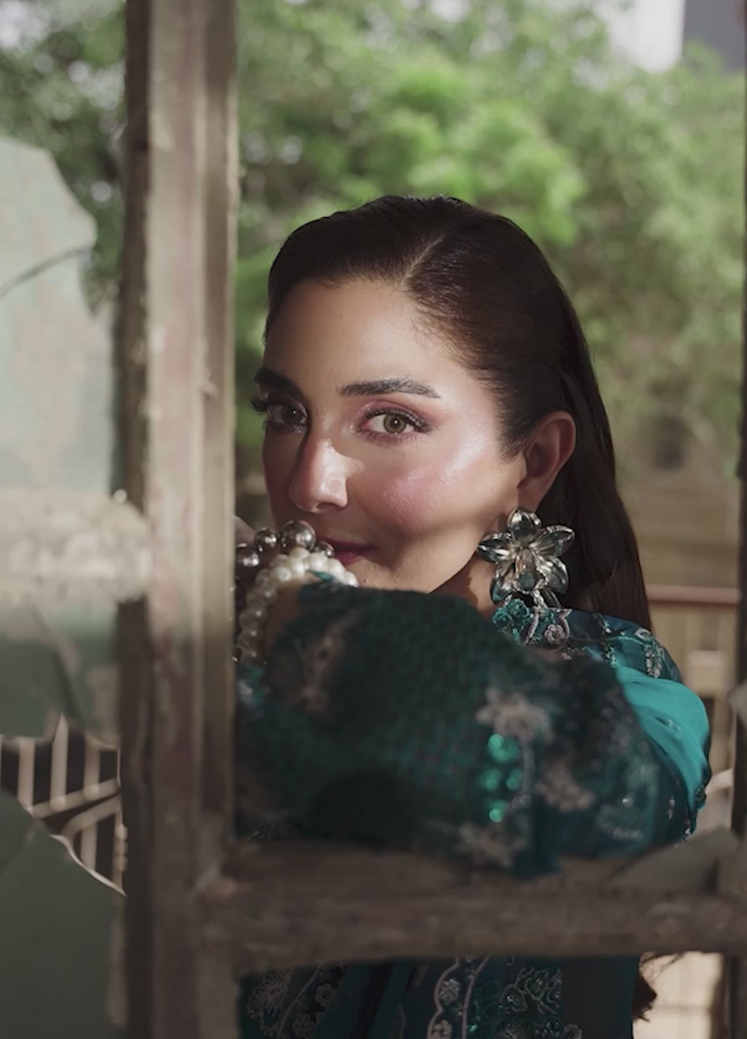 Qalamkar Embroidered Chiffon Suits Unstitched 3 Piece QLM25QC WC-04 Nessa - Formals Collection