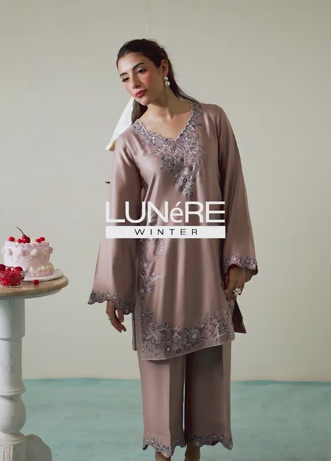 Lunere by Sahane Viscose Linen 2 Piece Suit ME 35003 Kiara Pret