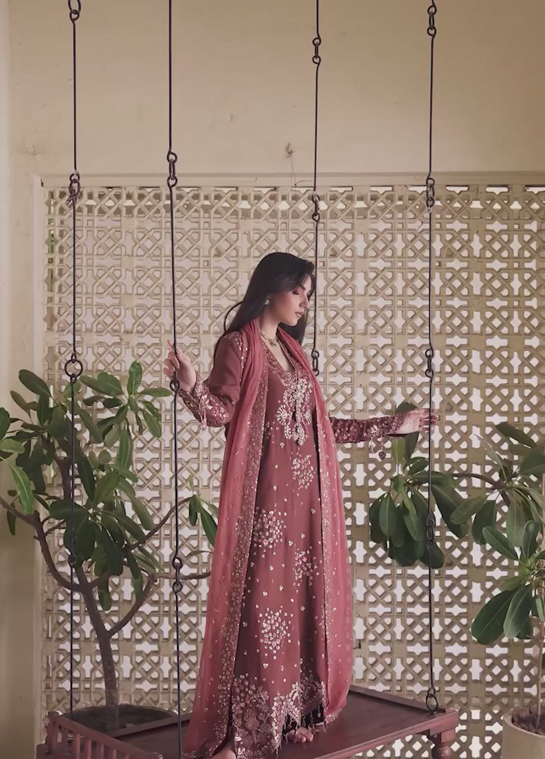 Mahenoor by Roheenaz Unstitched Embroidered Raw Silk 3 Piece Suit RN26UMR Zarnish RUNES260101 - Festive Collection