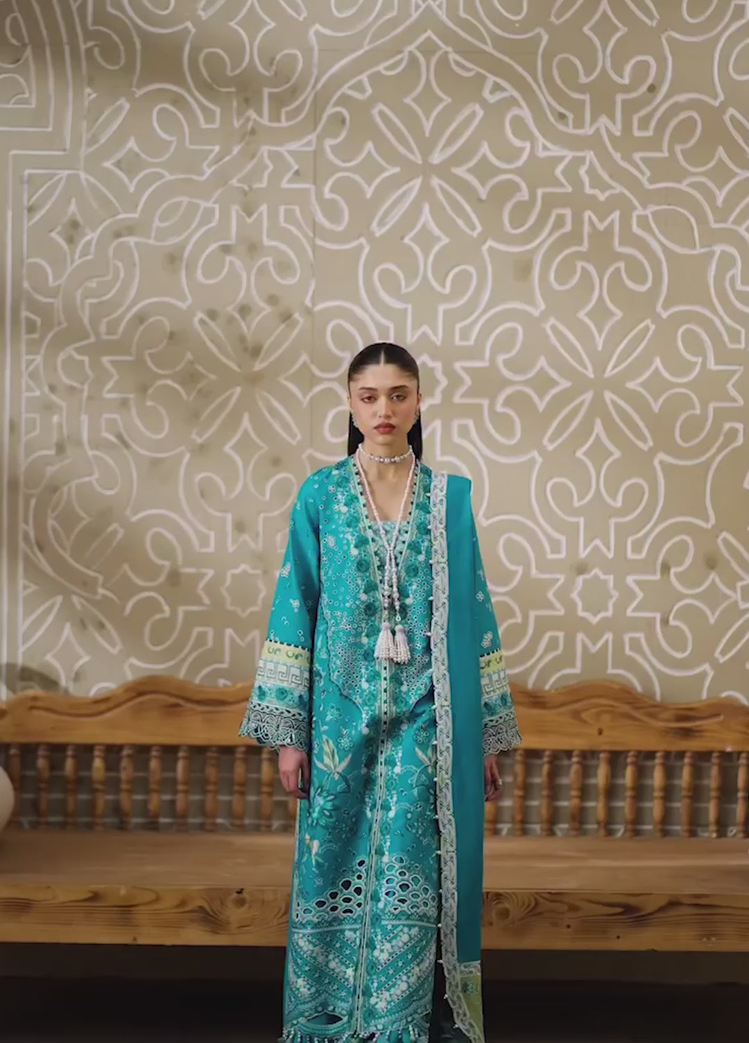 Mashriq by Bin Ilyas Unstitched Embroidered Lawn 3 Piece Suit BI26UML D116B - Festive Collection