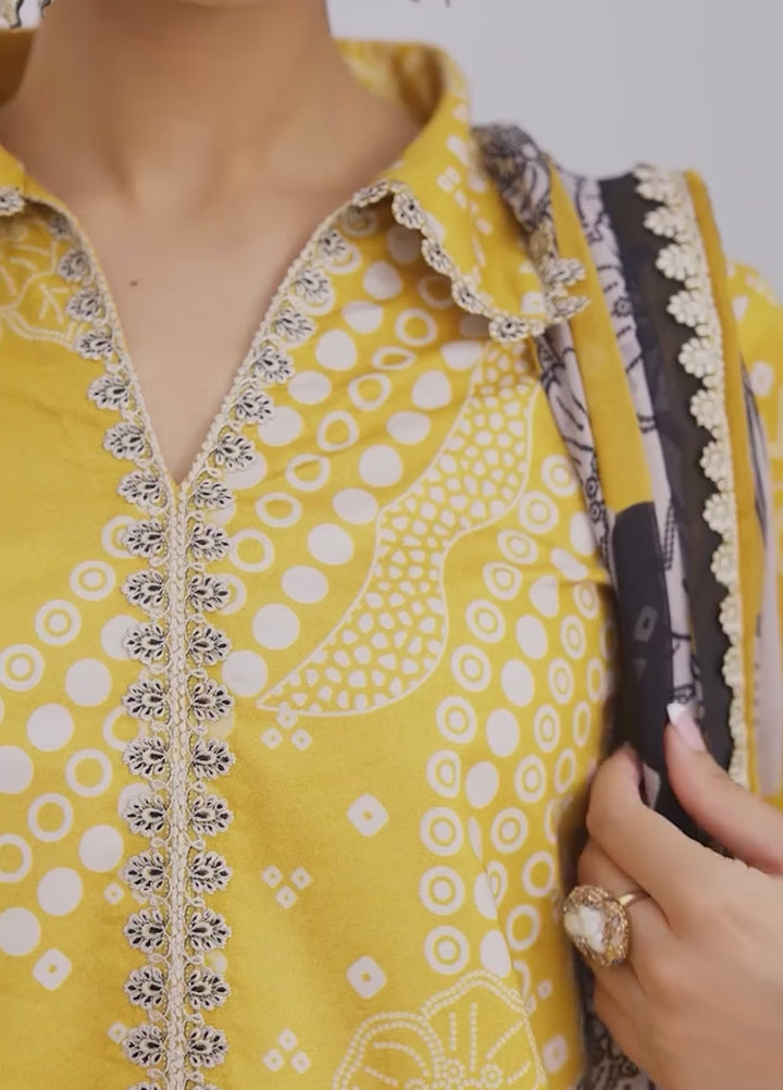 Rang e Bahar by Charizma Unstitched Embroidered Lawn 3 Piece Suit CHR26ULR CRB6-20 - Summer Collection