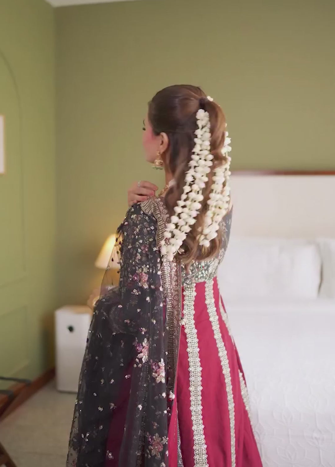 Jhoomro by Nureh Unstitched Embroidered Raw Silk 3 Piece Suit NU26UJW NL-95 - Wedding Collection