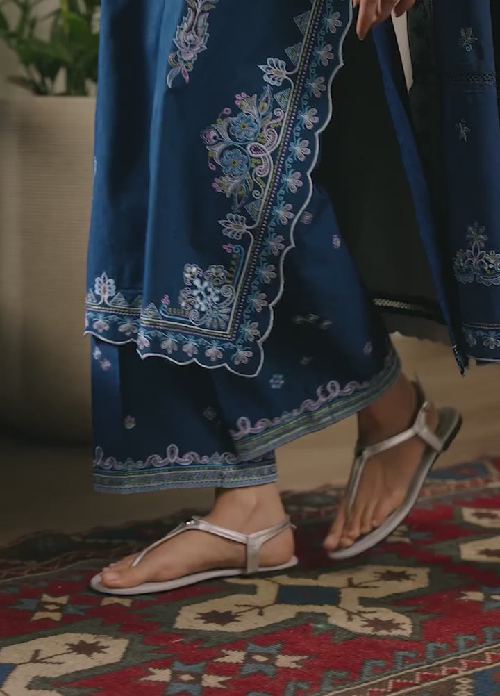 RajBari Women RTW Embroidered Lawn 3 Piece Suit RB26PLE Zareen 02 - Eid Collection