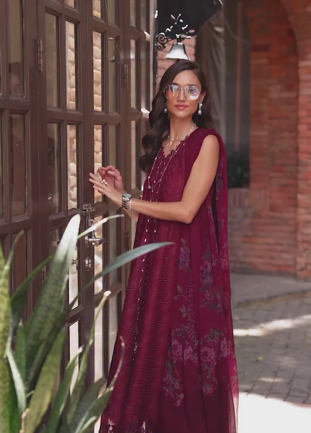 Noor by Saadia Asad Unstitched Embroidered Laserkari Lawn 3 Piece Suit SA26ULNL D4 - Lawn Collection