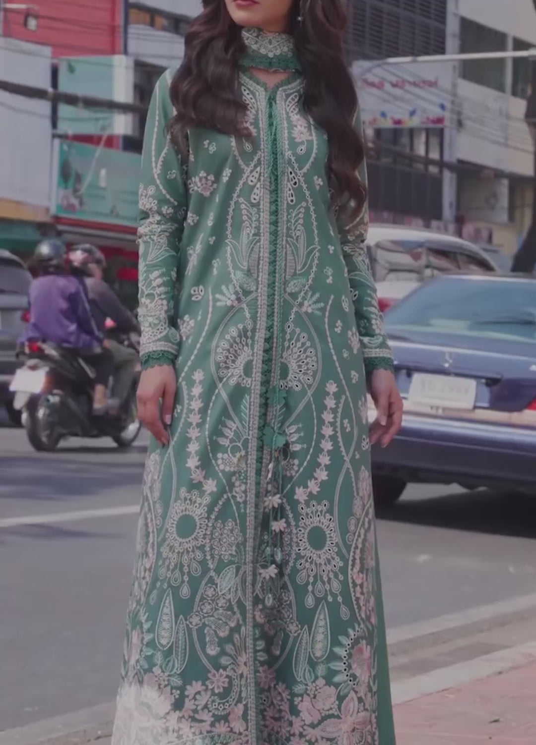 Mulaqat by Afrozeh Unstitched Embroidered Lawn 3 Piece Suit AF26UML VASL FWU-0052 - Festive Collection
