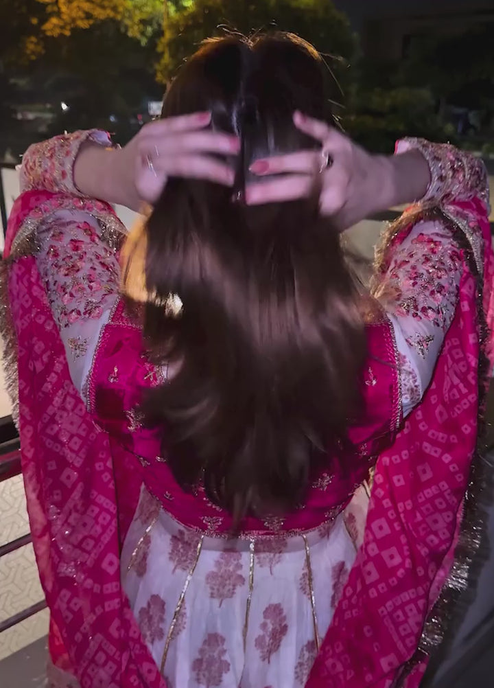 Maria Osama Khan Pret Embroidered Organza 4 Piece Suit Noor-e-Jashan