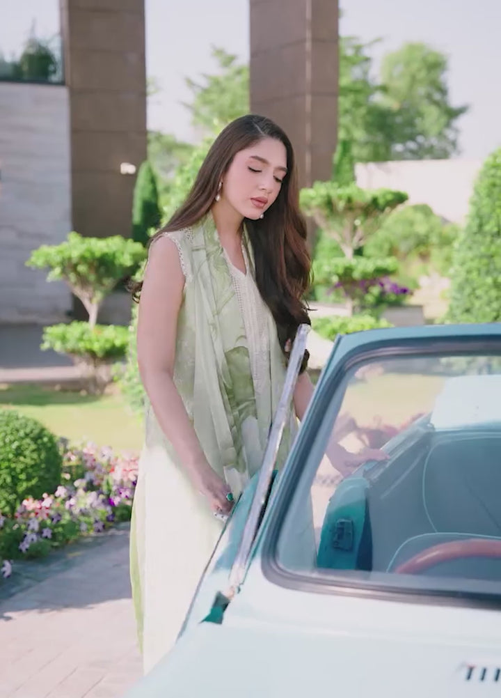 Sunset Muse by Izel Unstitched Embroidered Lawn 3 Piece Suit Faye - Eid Collection