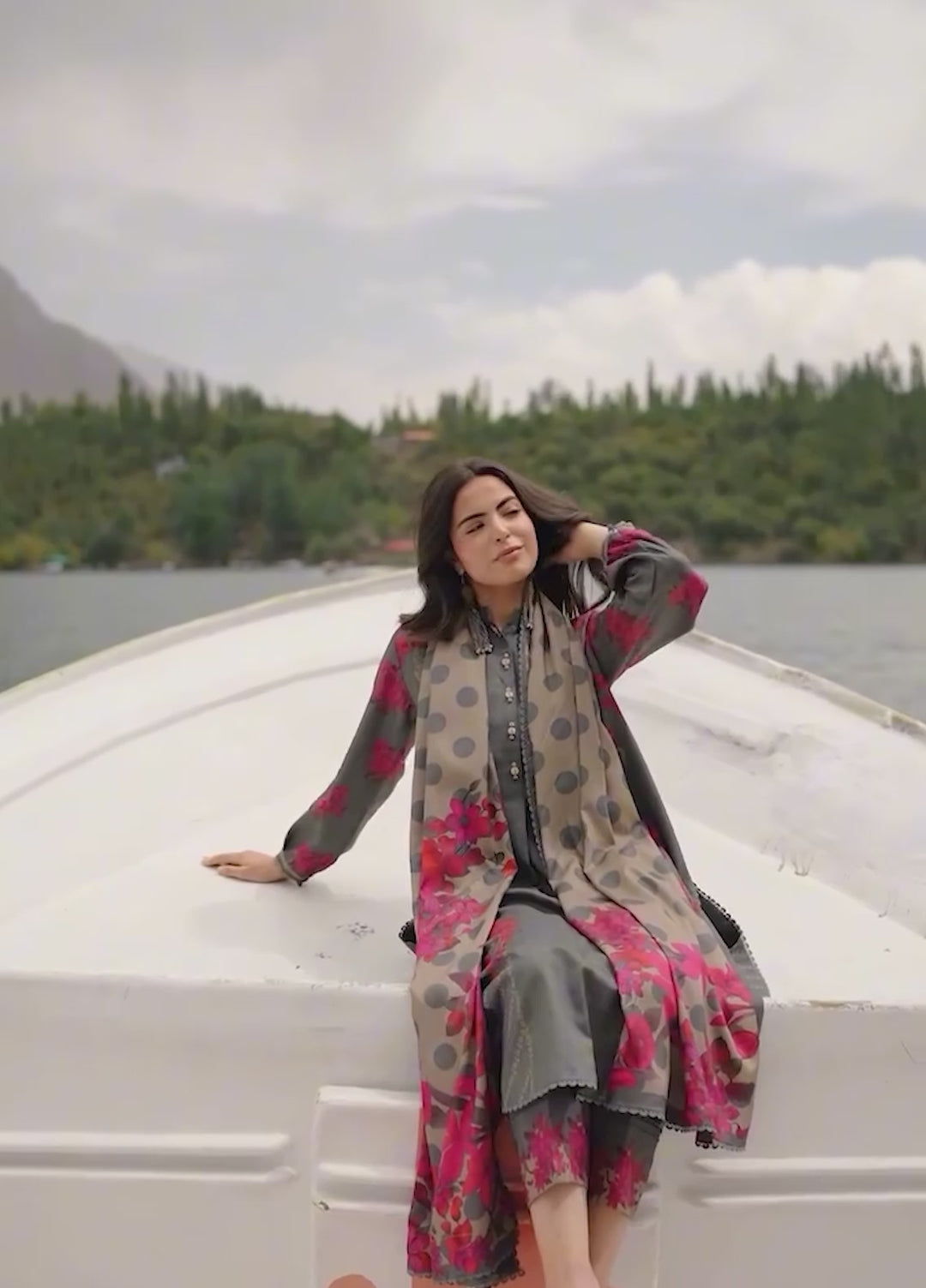 C Prints by Charizma Unstitched Printed Staple 3 Piece Suit CHR26ULP CPW6-04 - Casual Collection