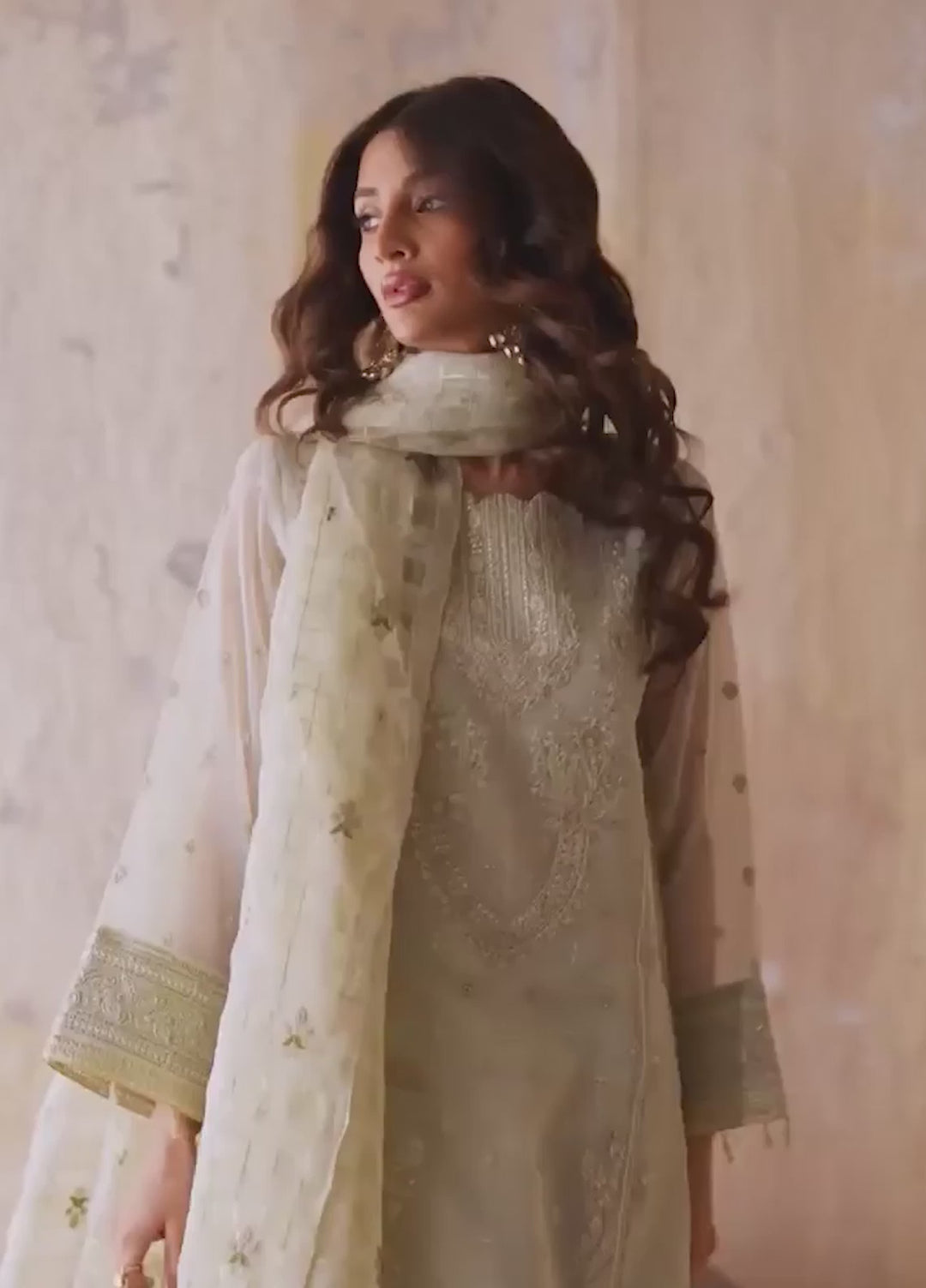 Salitex Unstitched Embroidered Net 3 Piece Suit SUNS7JI051UT - Eid Collection