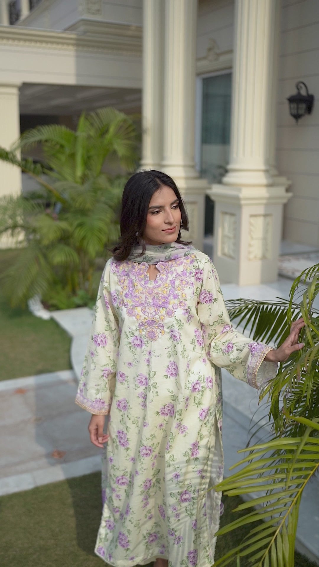 Zyna RTW Printed Lawn 3 Piece Suit ZY26ULP Selin - Casual Collection