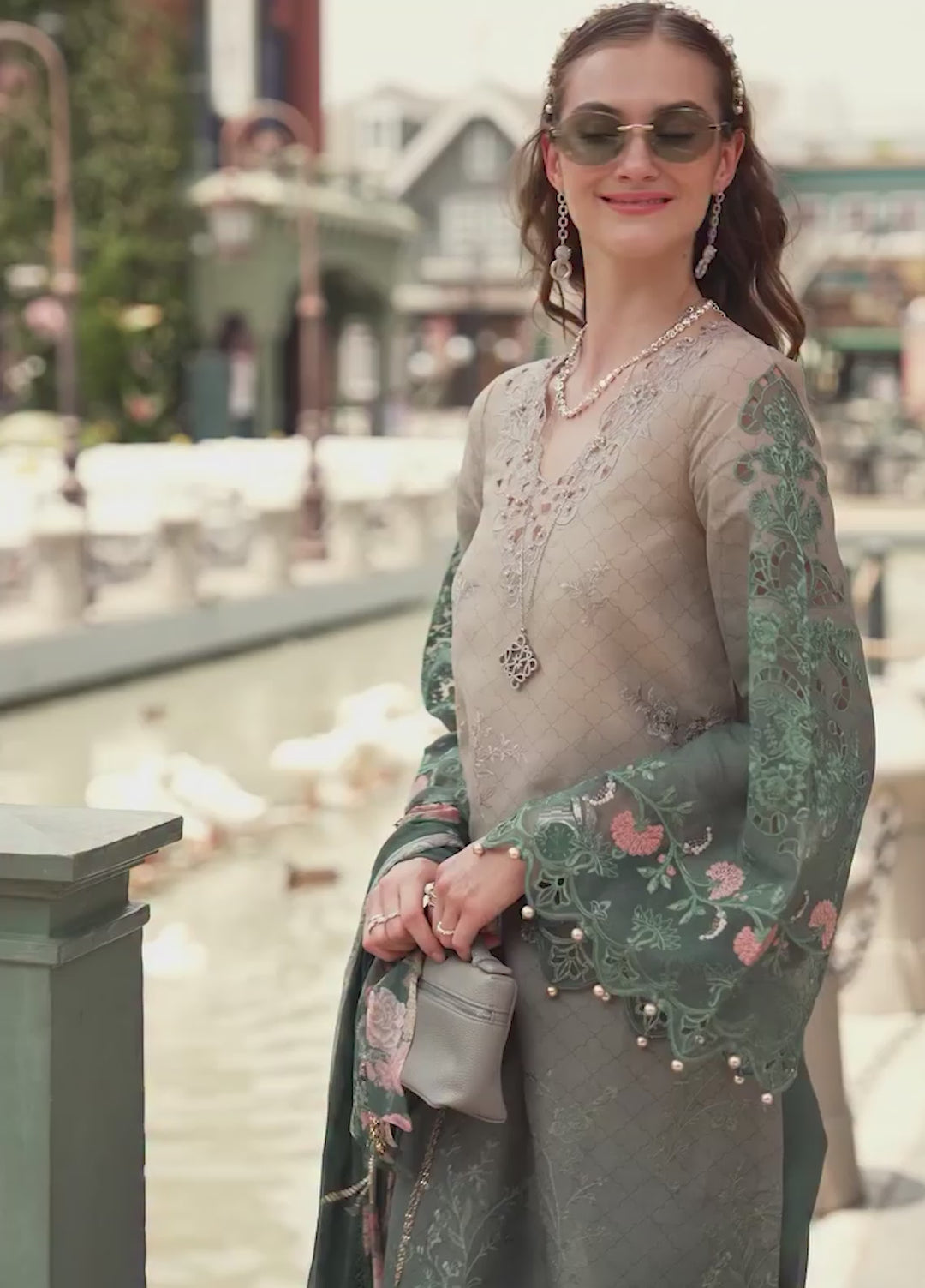 Noor Luxe by Saadia Asad Unstitched Chikankari Embroidered Lawn 3 Piece Suit SA26UNL D-4 MIREYA - Summer Collection