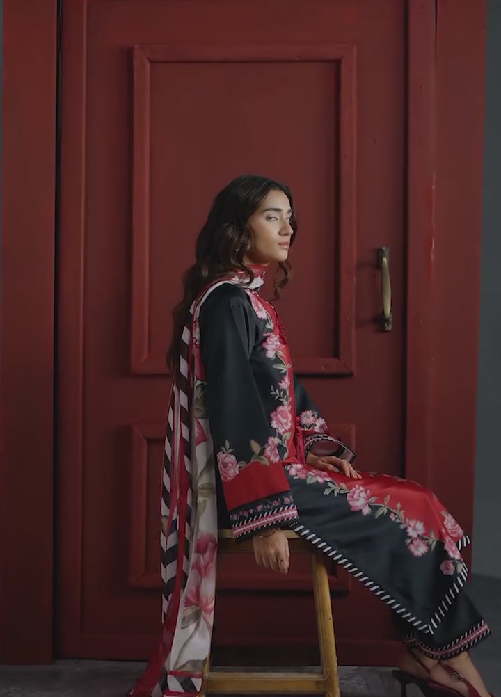 Hidden Garden by Jahaan RTW Printed Crepe 3 Piece Suit Calira Casual Collection