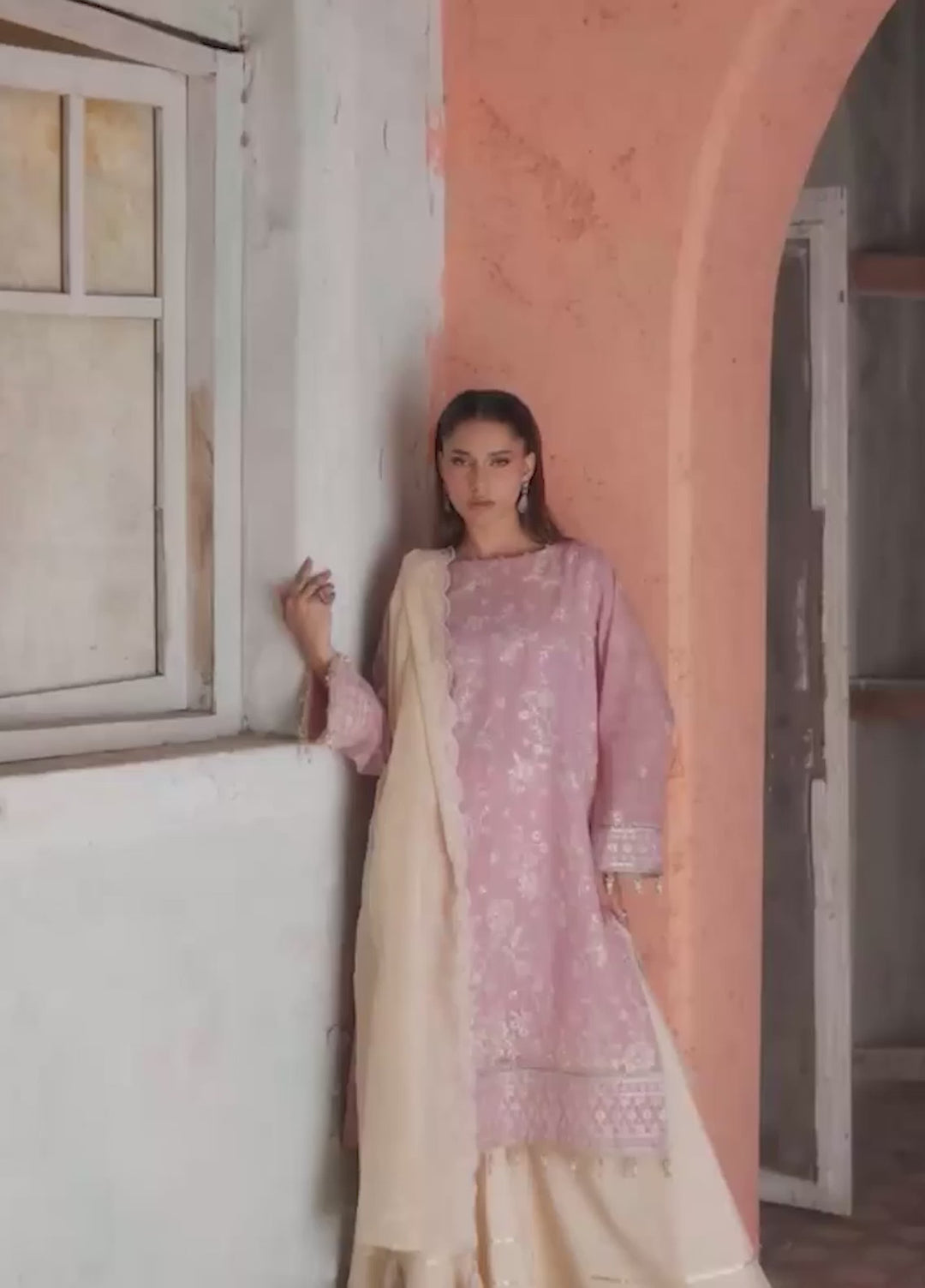 Salitex Unstitched Embroidered Yarn Dyed 3 Piece Suit SUNW7JI108UT - Eid Collection