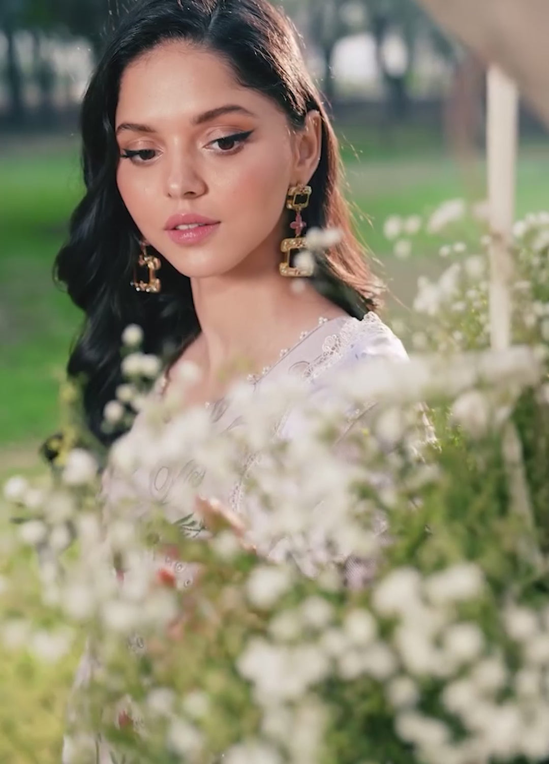 Tales of Petals by Sardinia Unstitched Embroidered Luxury Lawn 3 Pcs Suit SRD26UTP D-8 Lavendar Haze - Festive