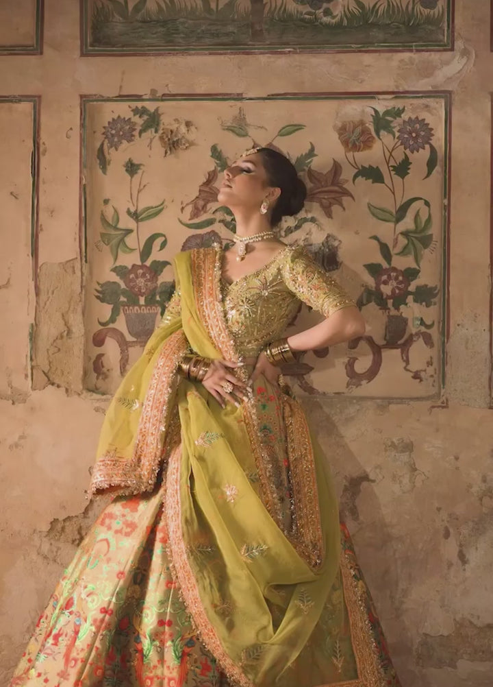 Maria Osama Khan Pret Embroidered 3 Piece Suit Ishmal