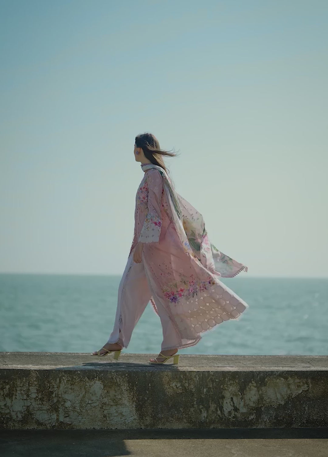 Santorini by Elaf Unstitched Lawn Printed 3 Piece Suit EL26US EPN-02 ANGEL - Summer Collection
