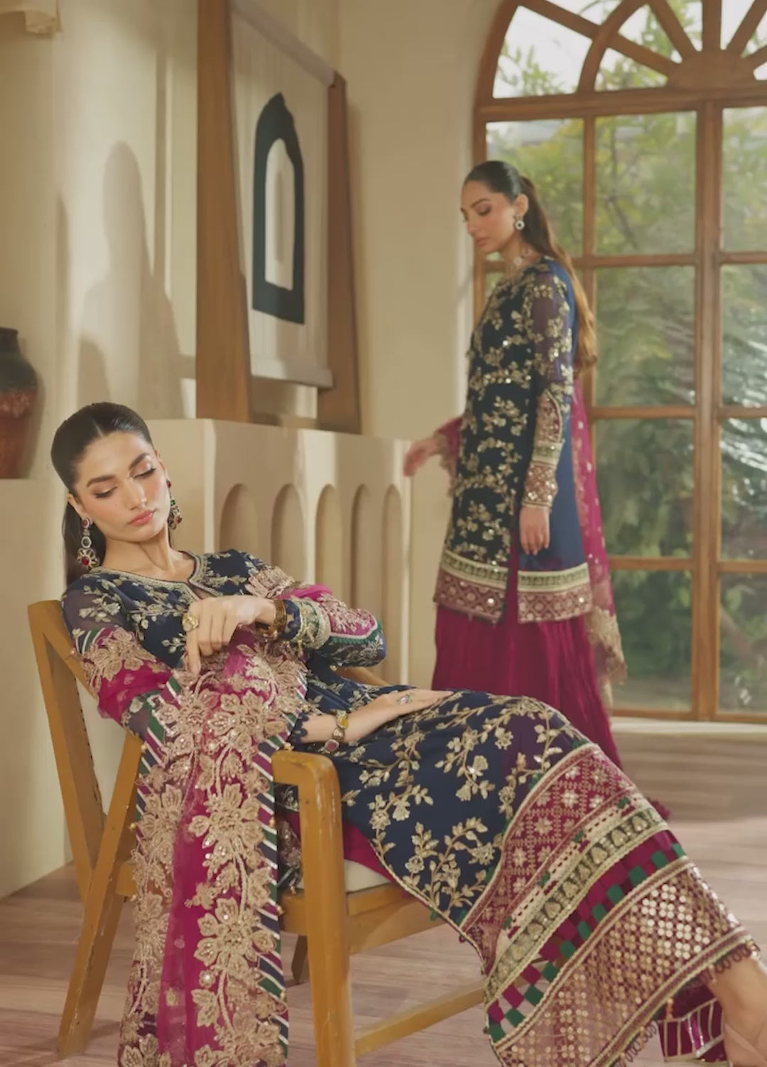 Xenia Formal Unstitched Luxury Chiffon Suits 3 Piece XE25FL Seraphina - Formals Collection