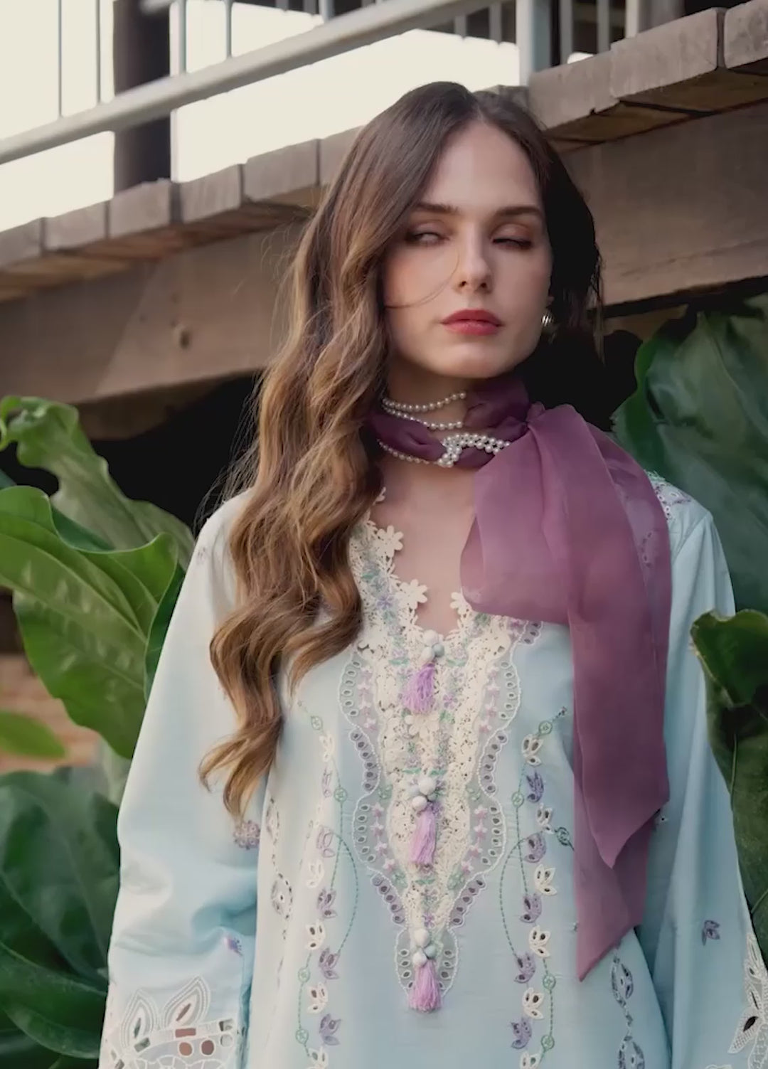 The Secret Garden by Mushq Unstitched Embroidered Lawn 3 Piece Suit MU26ULSG Secret Blossom HUNSS260204 - Festive Collection