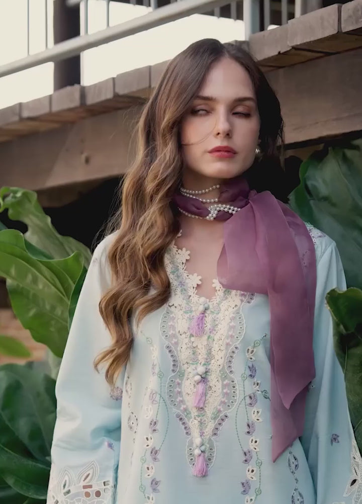 The Secret Garden by Mushq Unstitched Embroidered Lawn 3 Piece Suit MU26ULSG Secret Blossom HUNSS260204 - Festive Collection