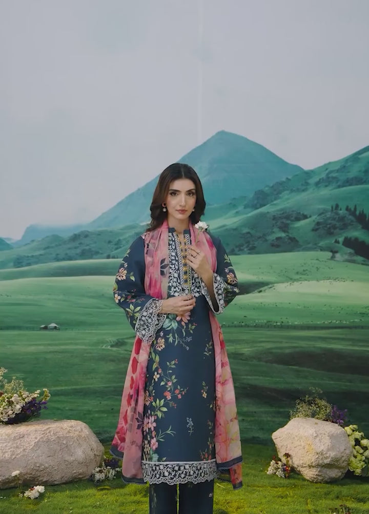Elysian by Meerak RTW Embroidered Lawn 3 Piece Suit Aster Casual Collection