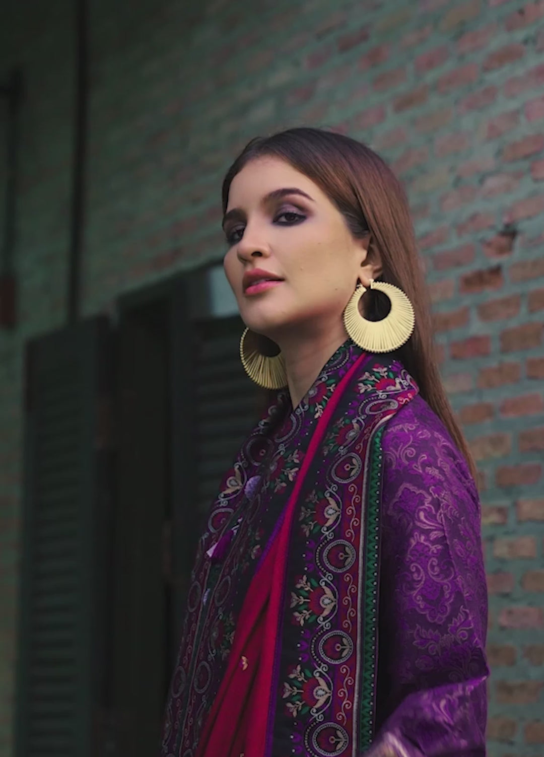 Mushq Broadway Under the Tuscan Sun Embroidered Viscose Suits Unstitched 3 Piece MQ25BT D-06 Bella Terra - Winter Collection