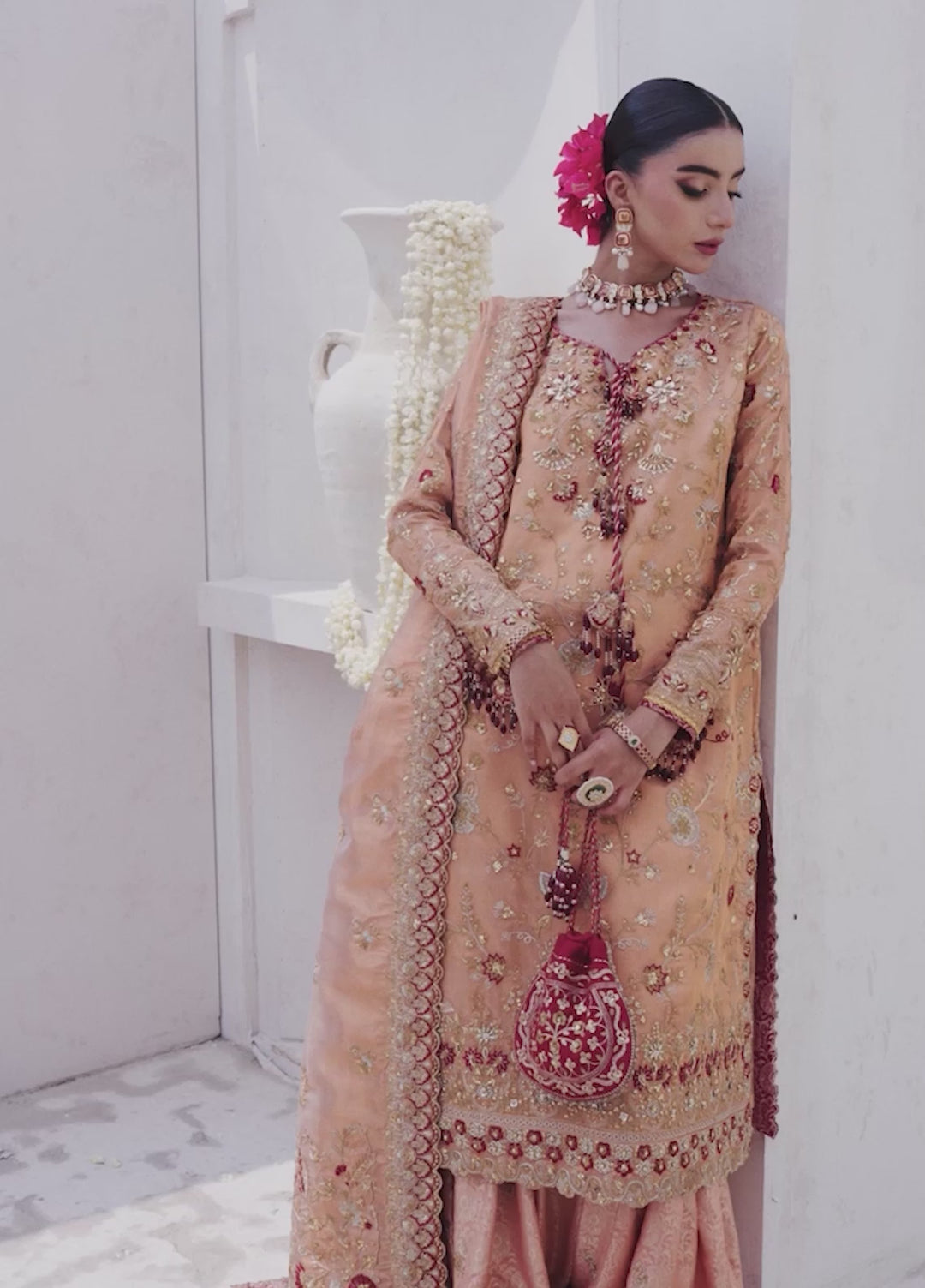 Aik Atelier Embroidered Tissue Suits Unstitched 3 Piece AIK25WU D-02 - Formals Collection