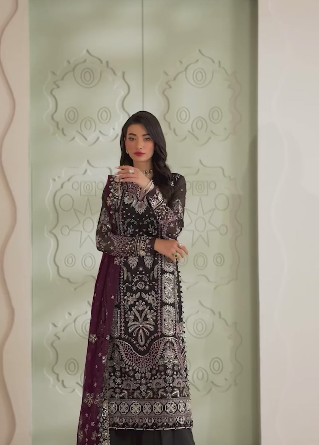 Xenia Formal Unstitched Luxury Chiffon Suits 3 Piece XE25FL Ayat - Formals Collection