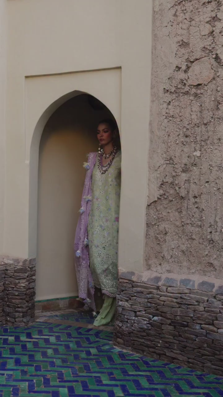 Reine by Republic Womenswear Unstitched Embroidered Luxury Lawn 3 Piece Suit RW26UTL D-05A - Eid Collection